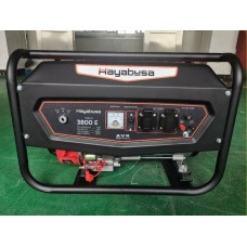 Генератор бензиновый "HAYABUSA" 3800E (3,0-3,5кВт, однофазный, электр. старт) 